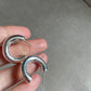 Chunky Silver Earrings