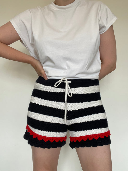 P_Jean Knitted Shorts - Size 10