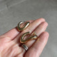 Chunky Abstract Gold Earrings