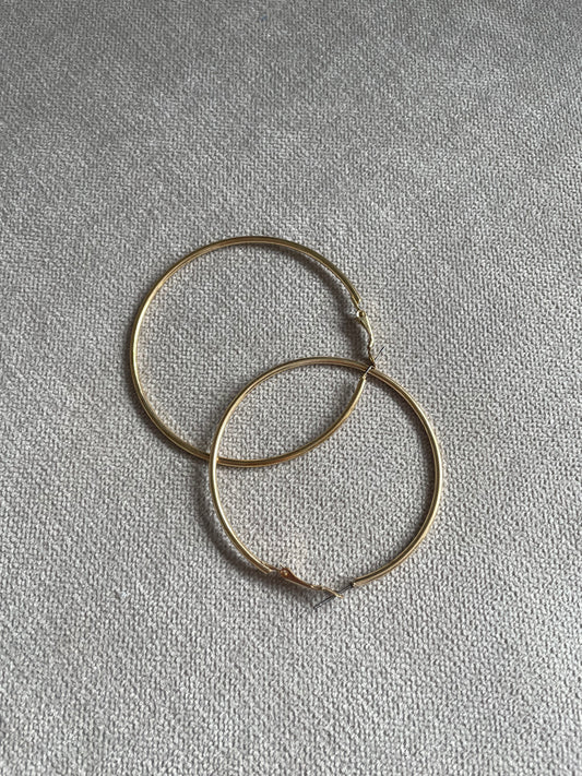 Gold Hoop Earrings