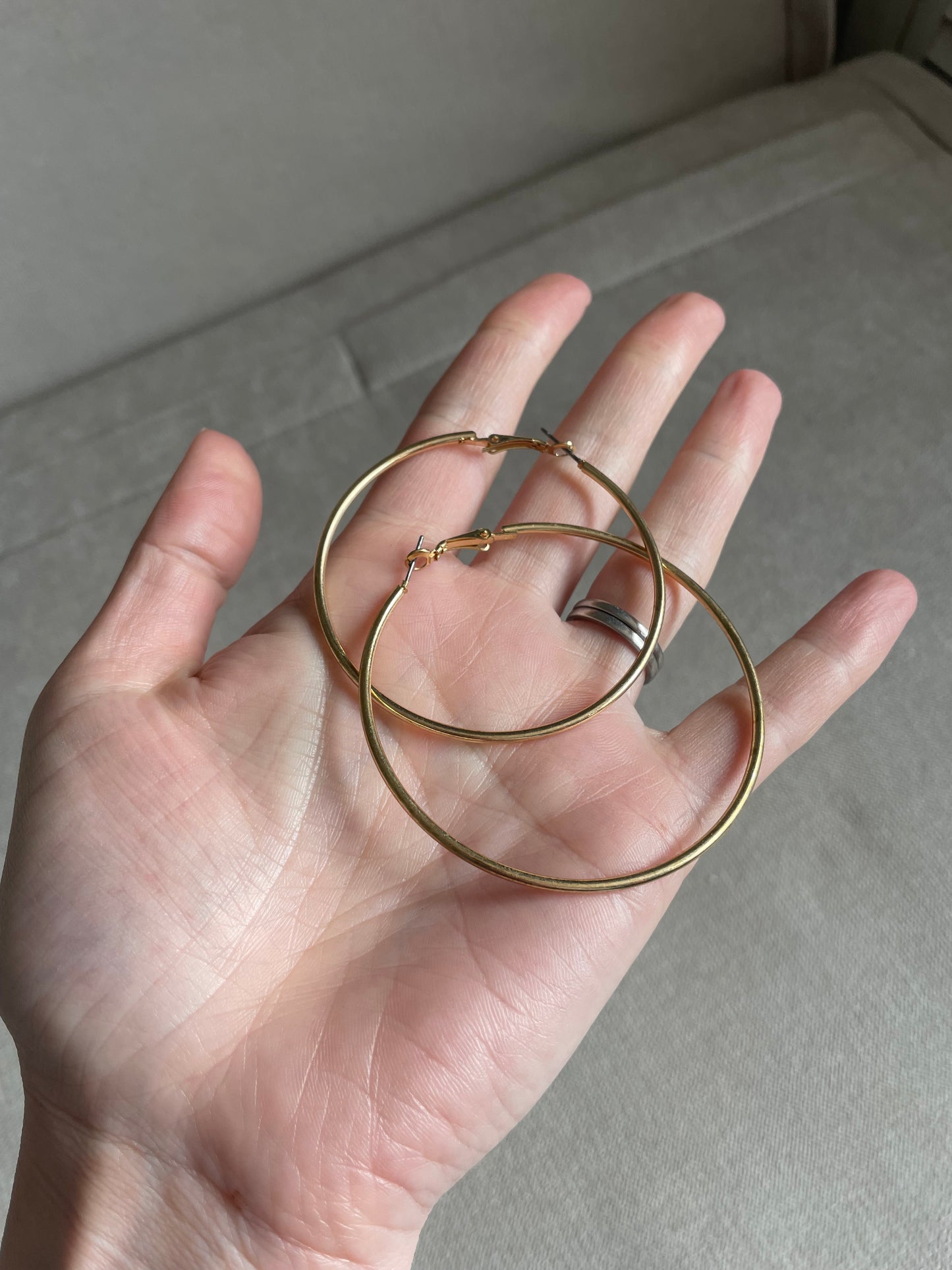 Gold Hoop Earrings
