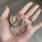 Silver Hoops