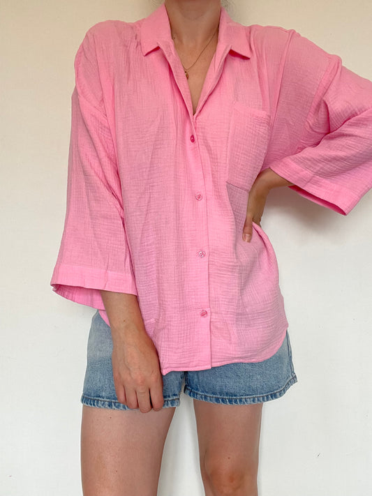 Hush Pink Shirt - Size L