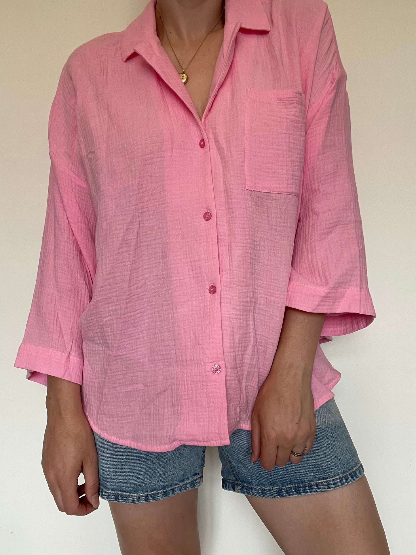 Hush Pink Shirt - Size L