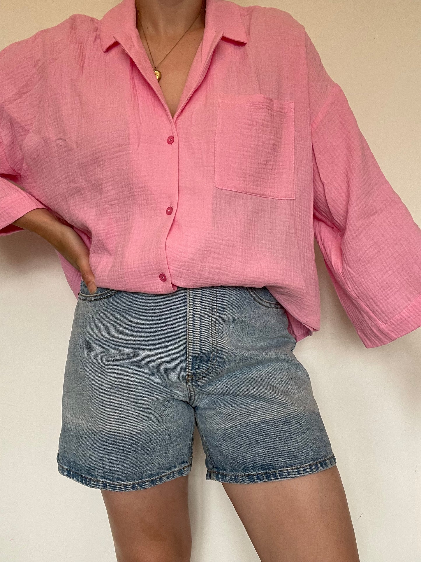 Hush Pink Shirt - Size L