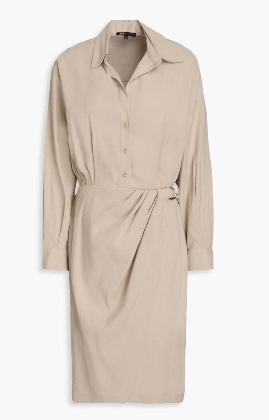 Maje Linen Dress - Size 8
