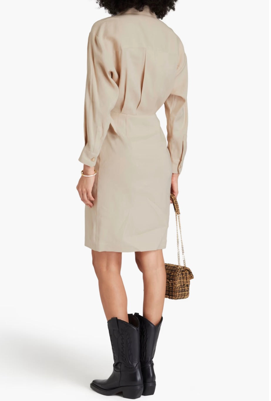 Maje Linen Dress - Size 8