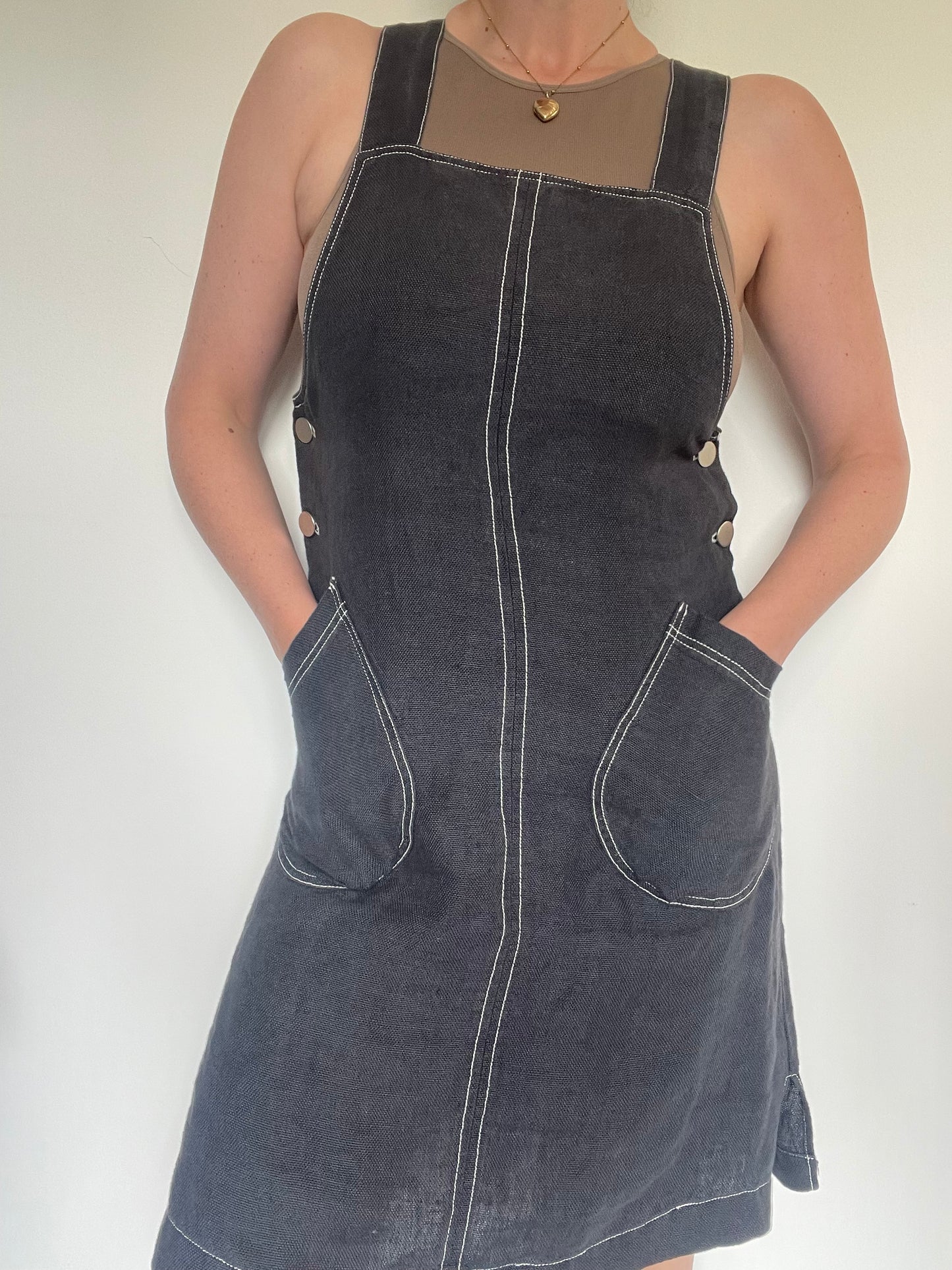 Brora Linen Dress - Size 10