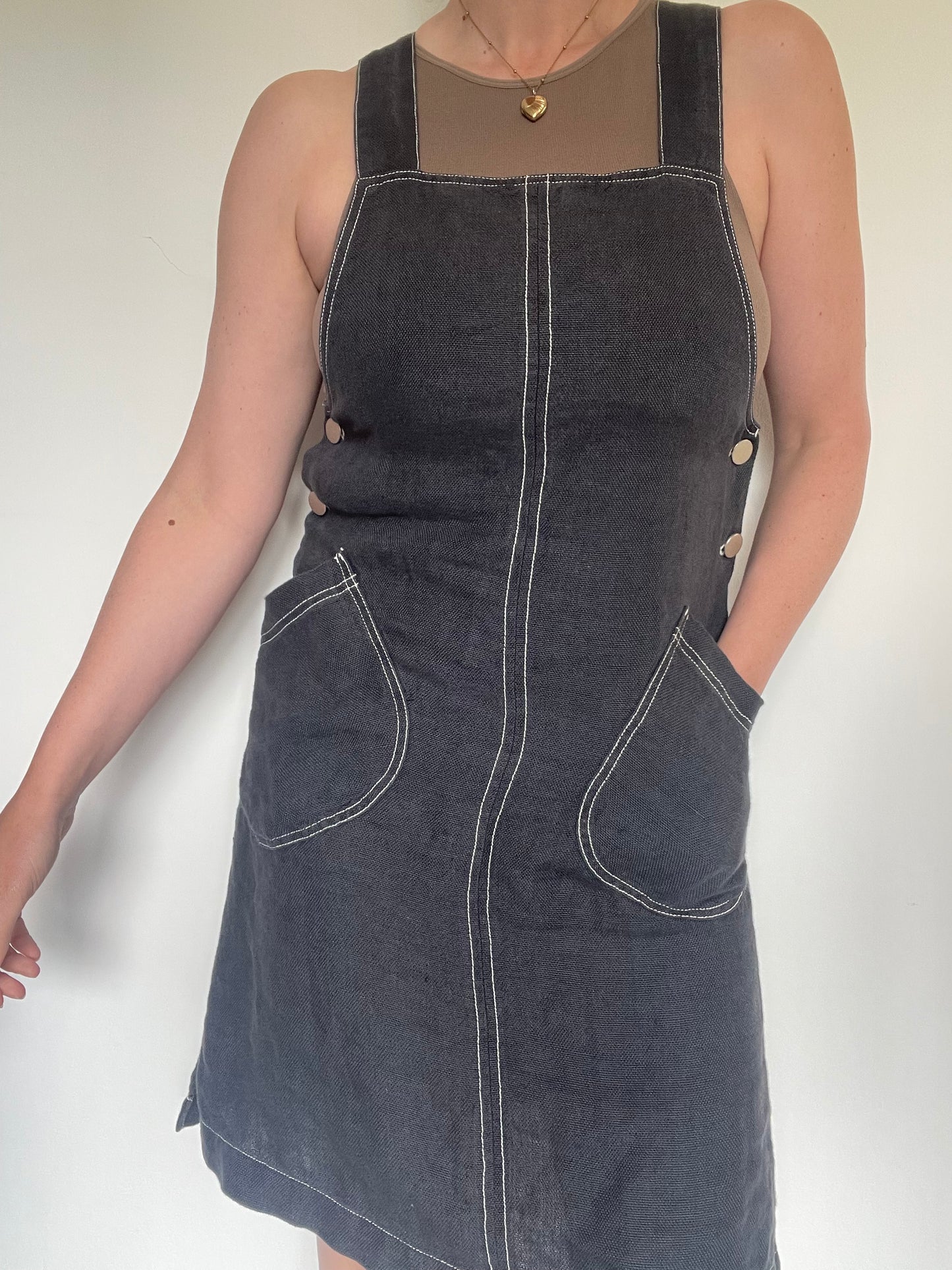 Brora Linen Dress - Size 10