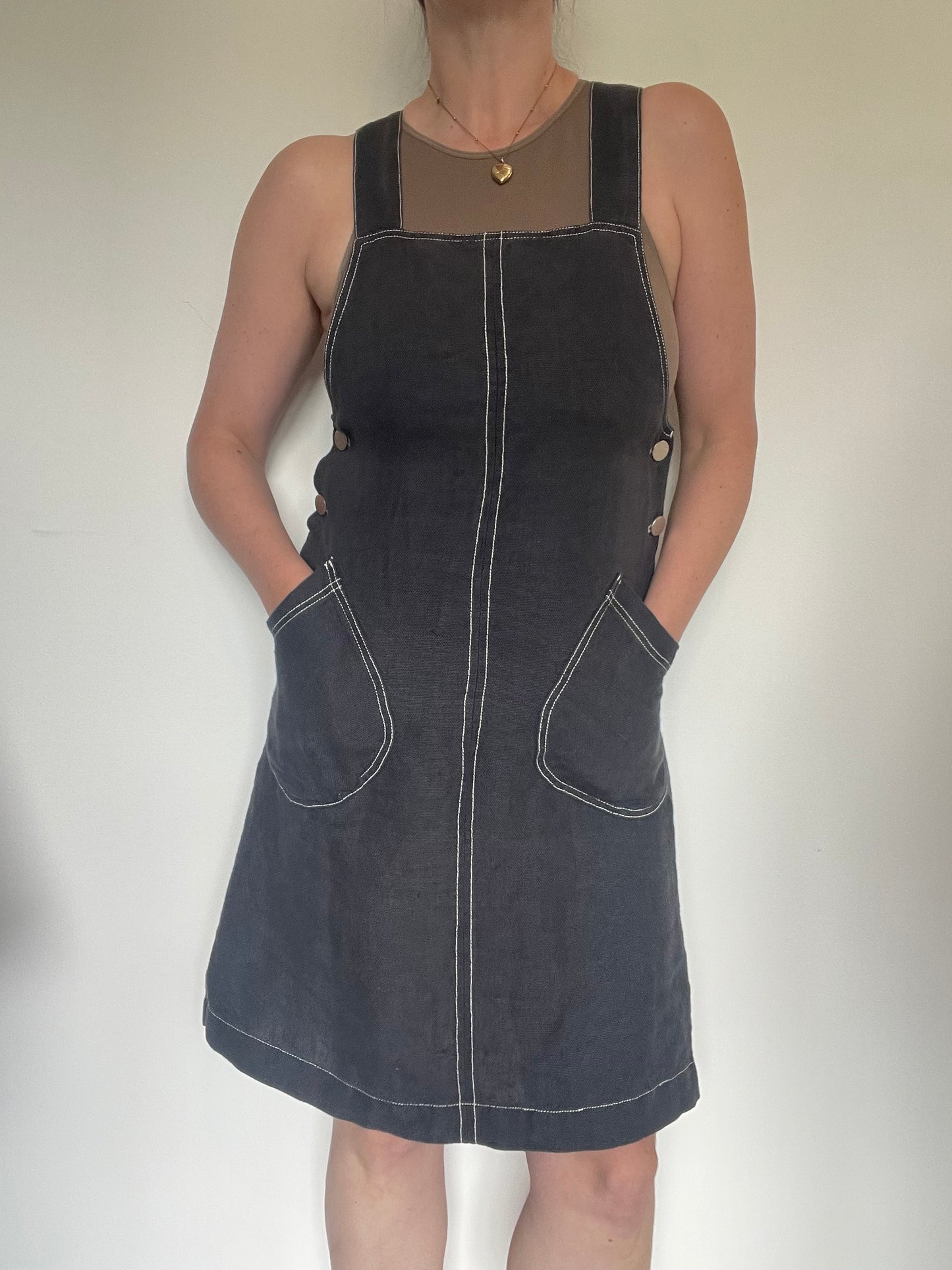 Brora Linen Dress - Size 10