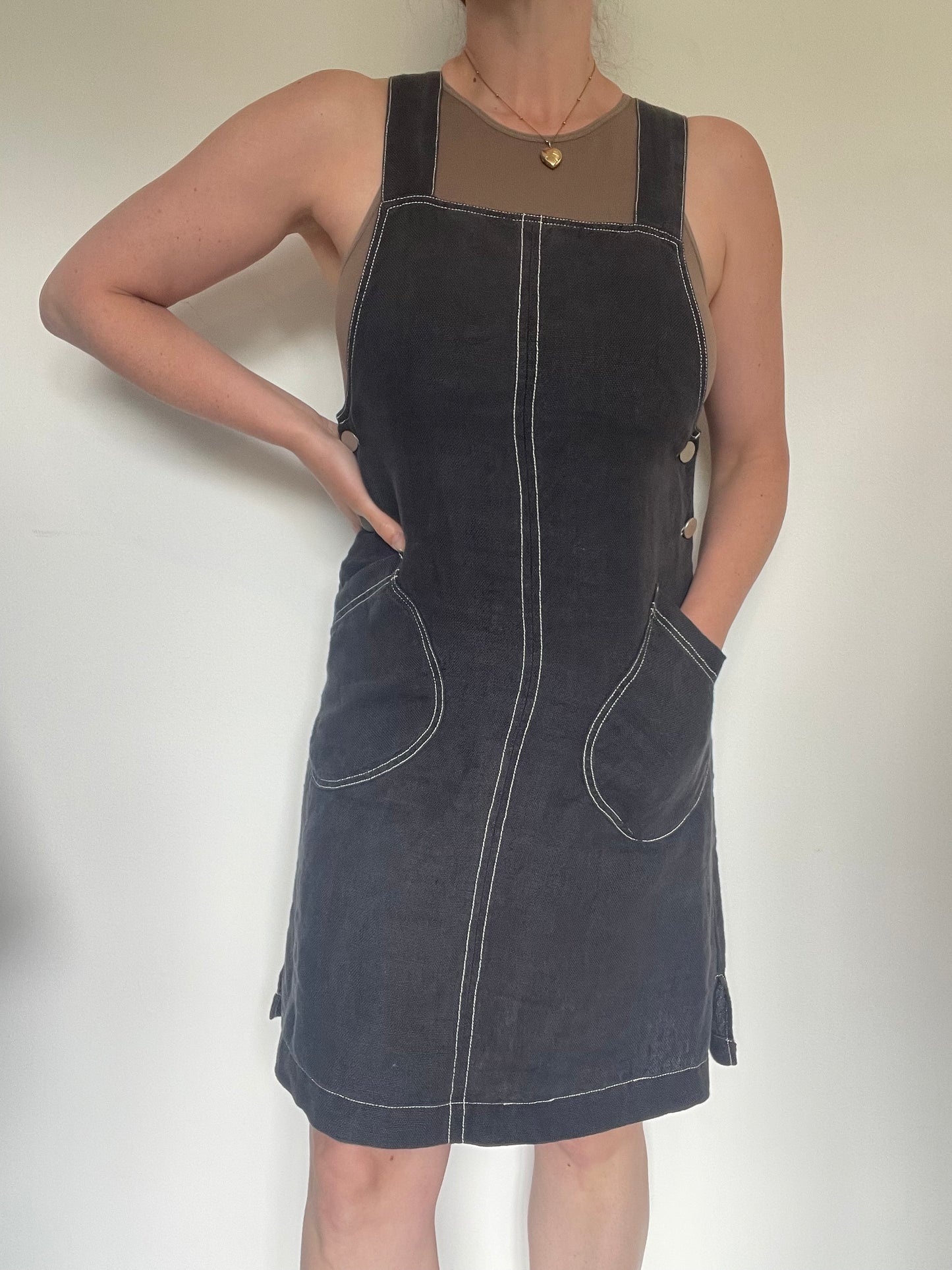 Brora Linen Dress - Size 10