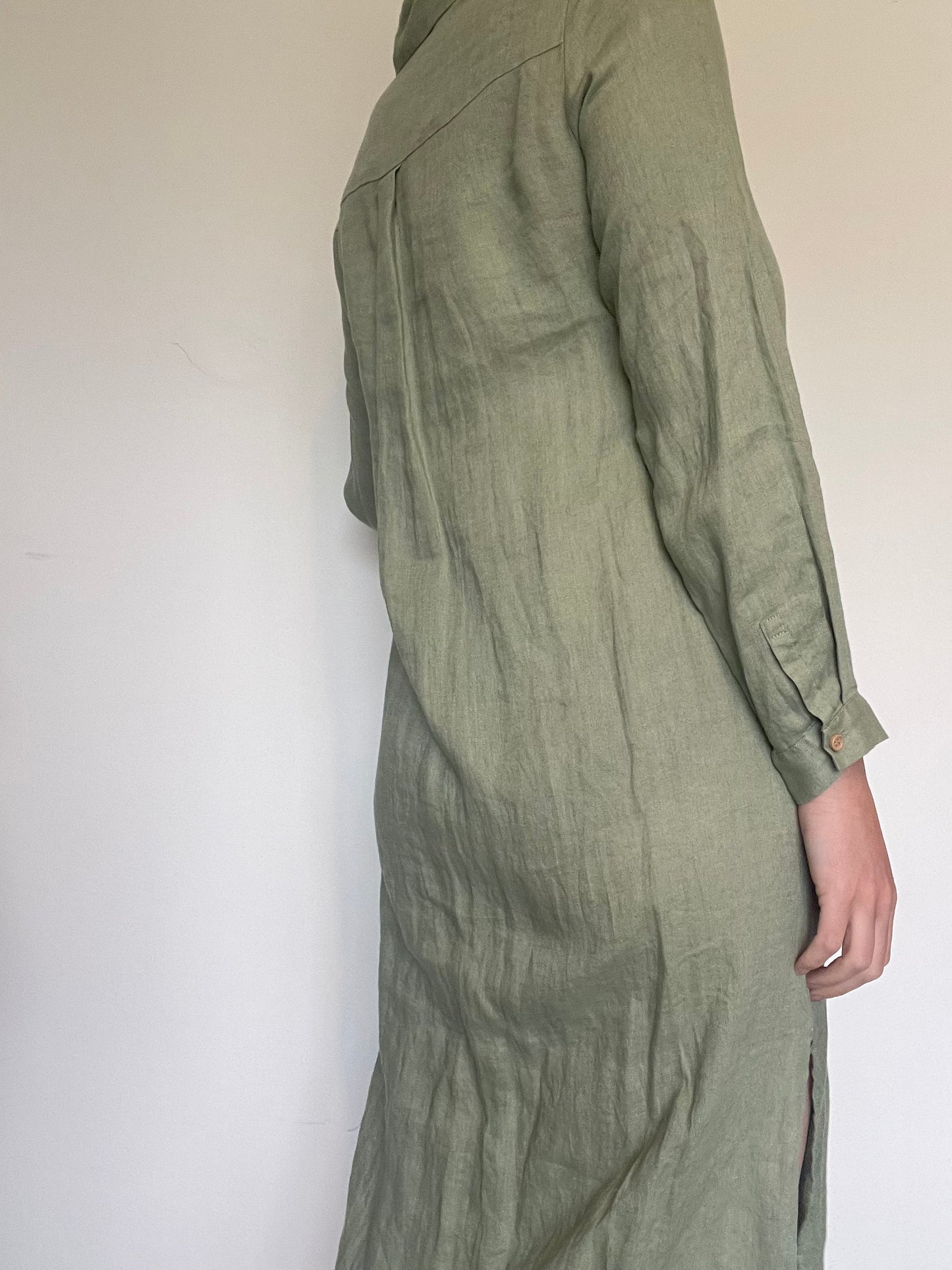 Zara Linen Dress NEW RRP £45.99 - Size XS