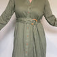 Zara Linen Dress NEW RRP £45.99 - Size XS