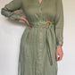 Zara Linen Dress NEW RRP £45.99 - Size XS