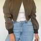 Zara Bomber Jacket NEW RRP £89 - Size Small