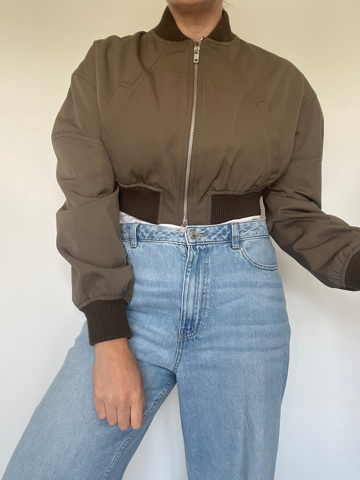Zara Bomber Jacket NEW RRP £89 - Size Small