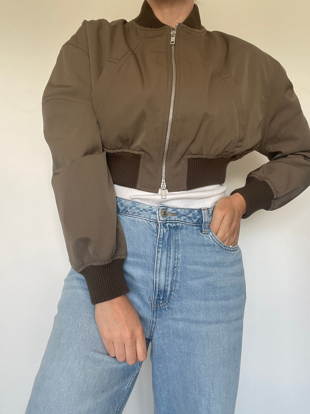 Zara Bomber Jacket NEW RRP £89 - Size Small