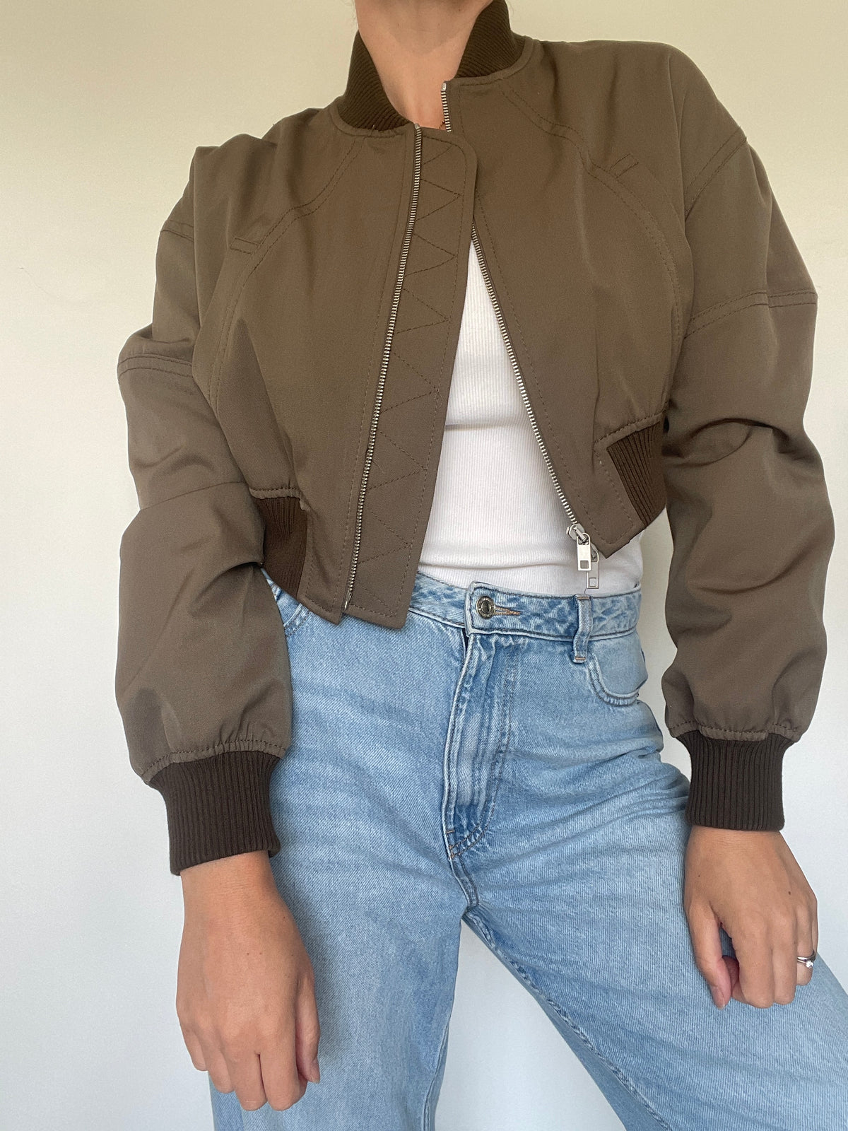 Zara Bomber Jacket NEW RRP £89 - Size Small