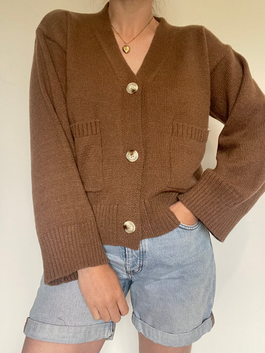 Brown Cardigan