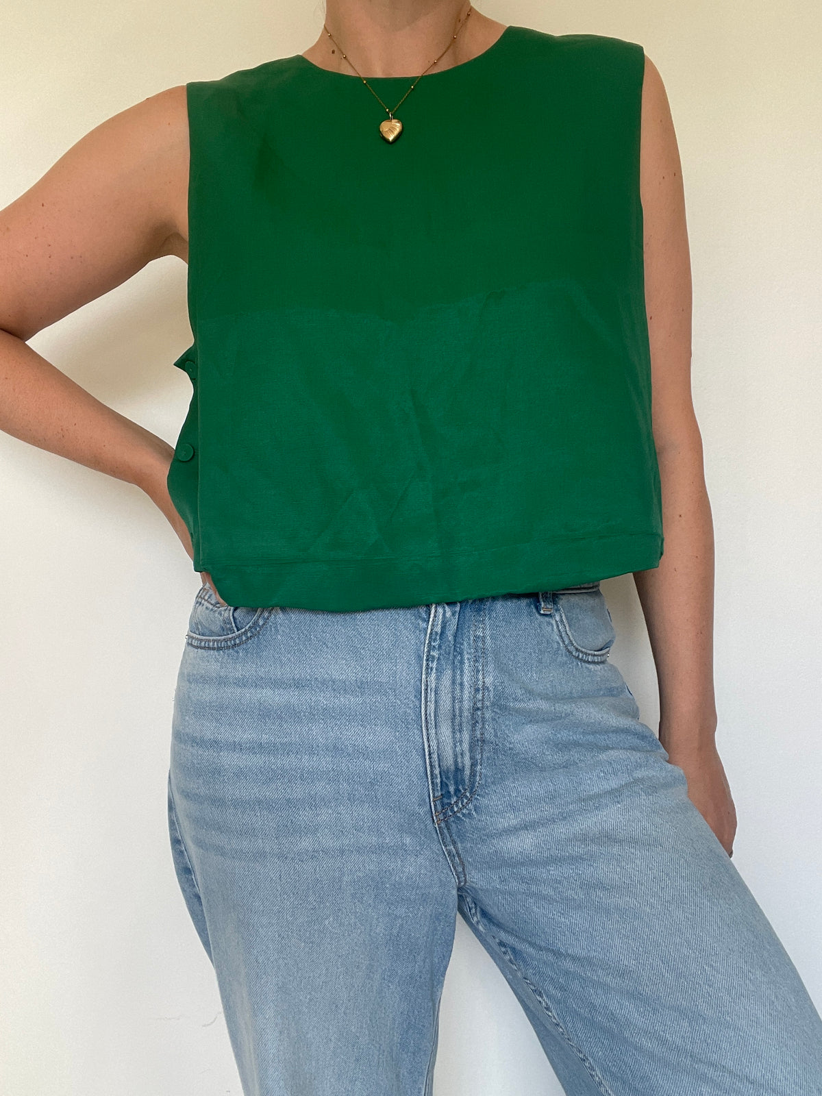 Mango Linen Top NEW £49.99 - Size XL