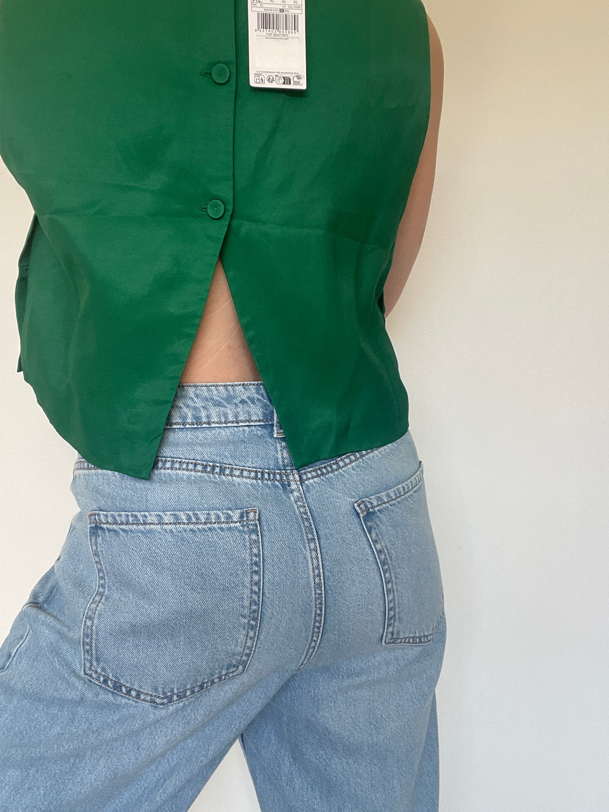 Mango Linen Top NEW £49.99 - Size XL