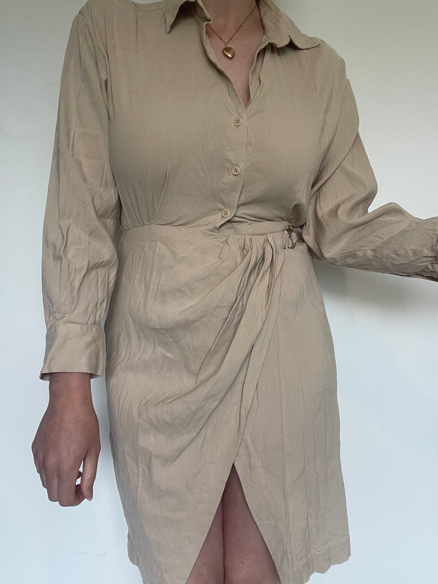 Maje Linen Dress - Size 8