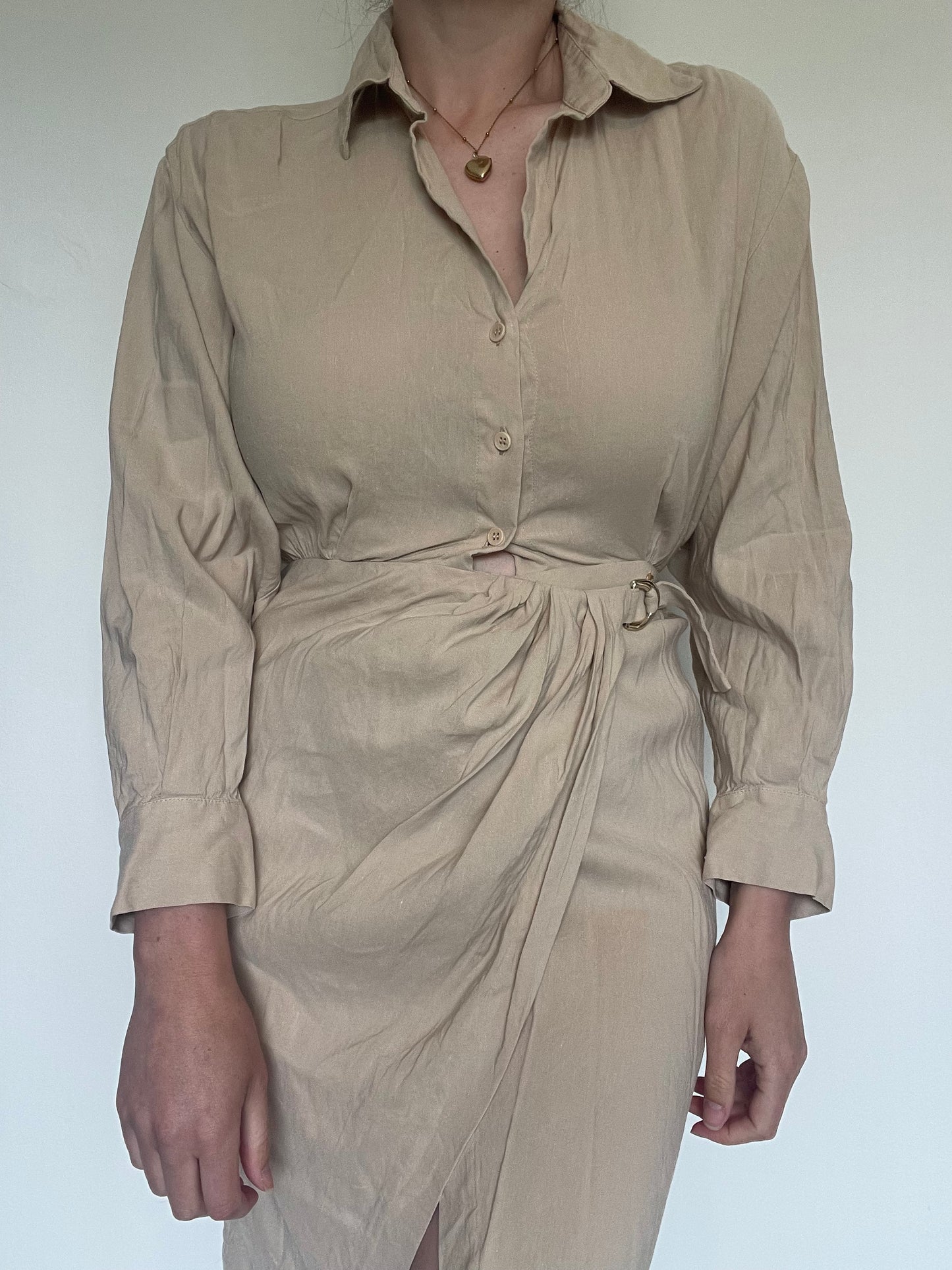 Maje Linen Dress - Size 8