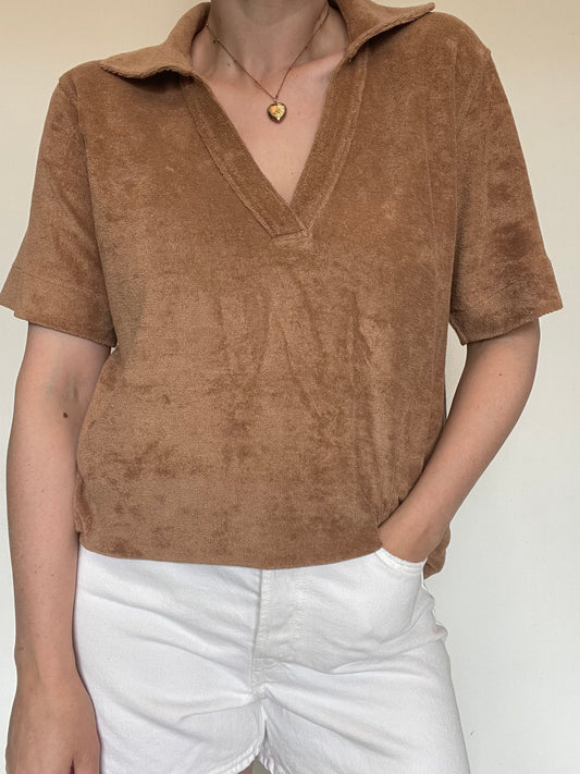 Arket Towelling Top - Size M