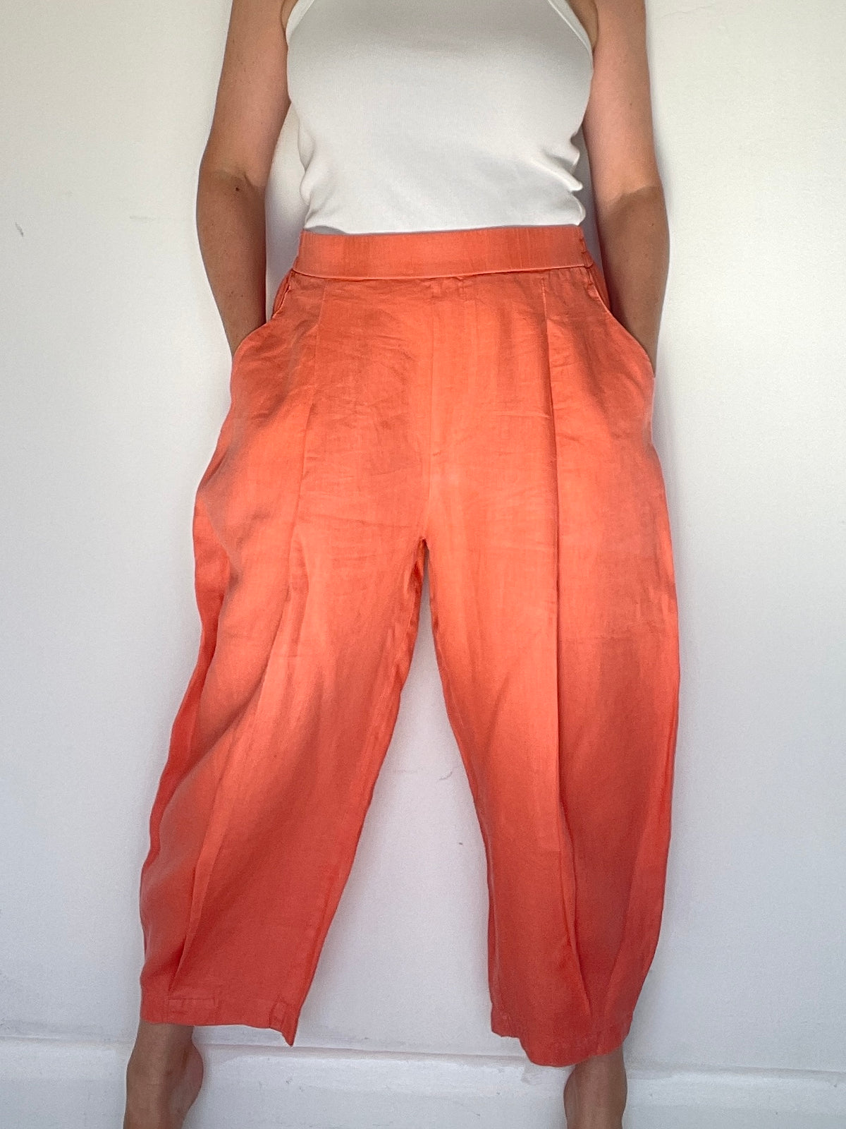 United Colors of Benetton Linen Trousers - Size L
