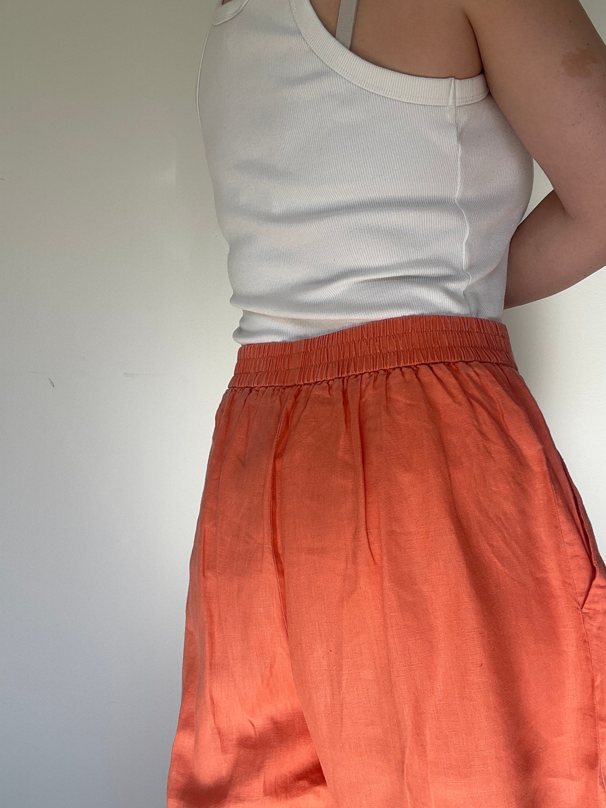 United Colors of Benetton Linen Trousers - Size L