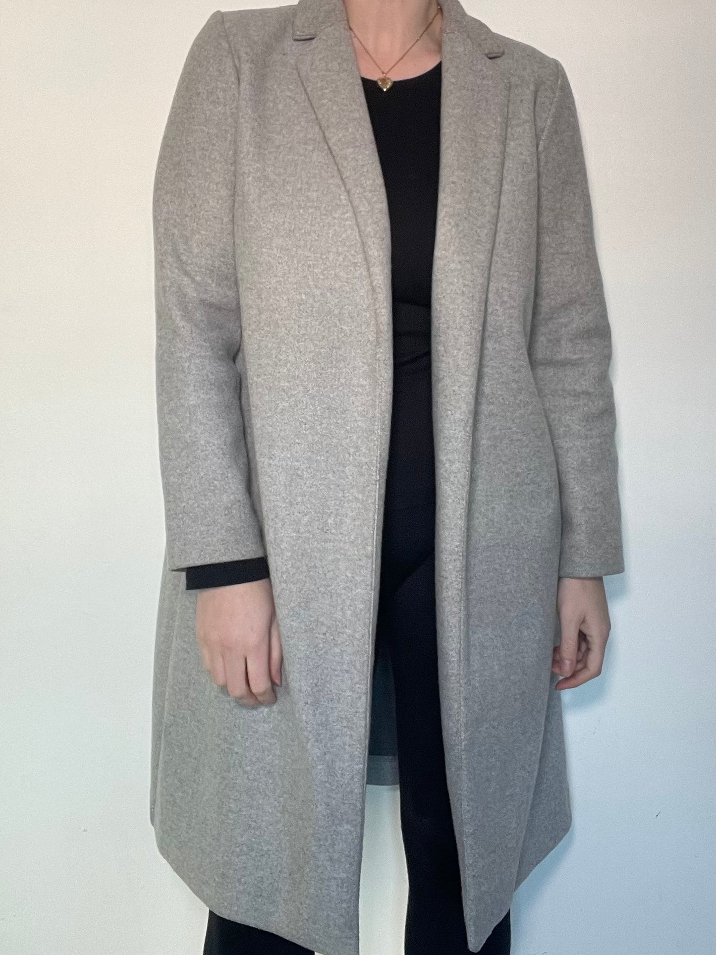 Zara Grey Coat - Size L