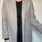 Zara Grey Coat - Size L