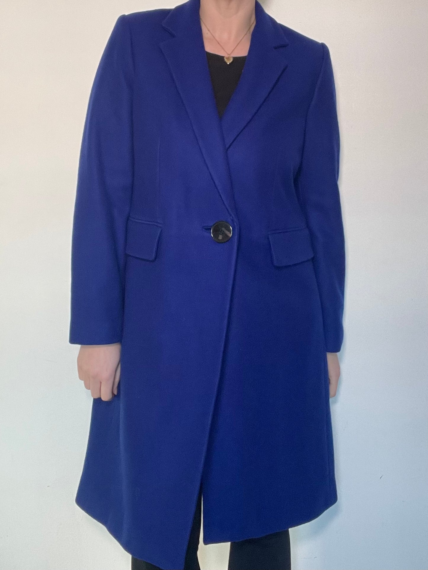 Mango Blue Coat RRP £139.99 - Size 12