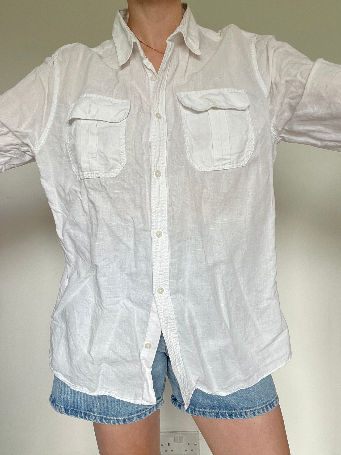 M&S Linen Shirt - Size XL