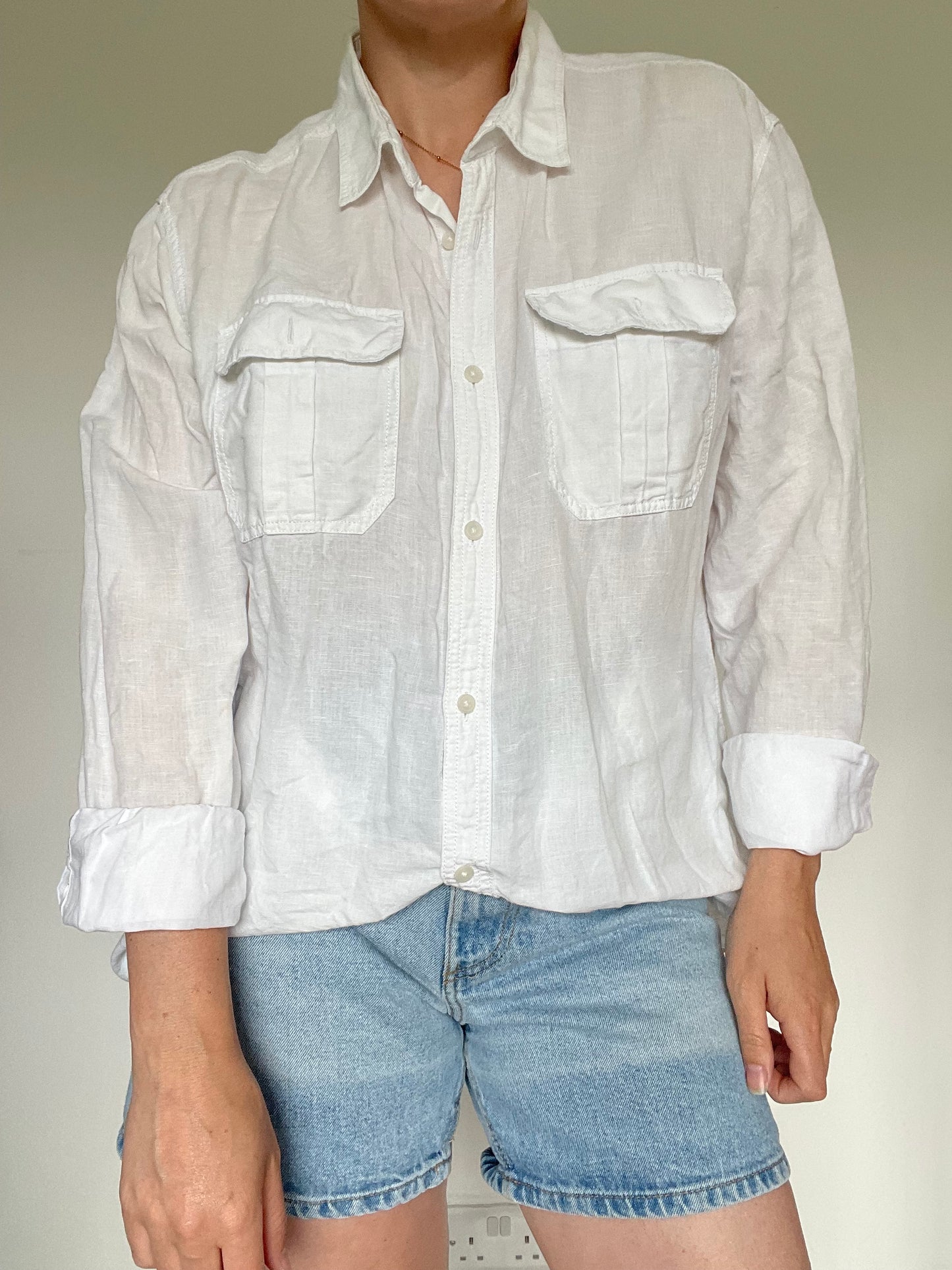 M&S Linen Shirt - Size XL
