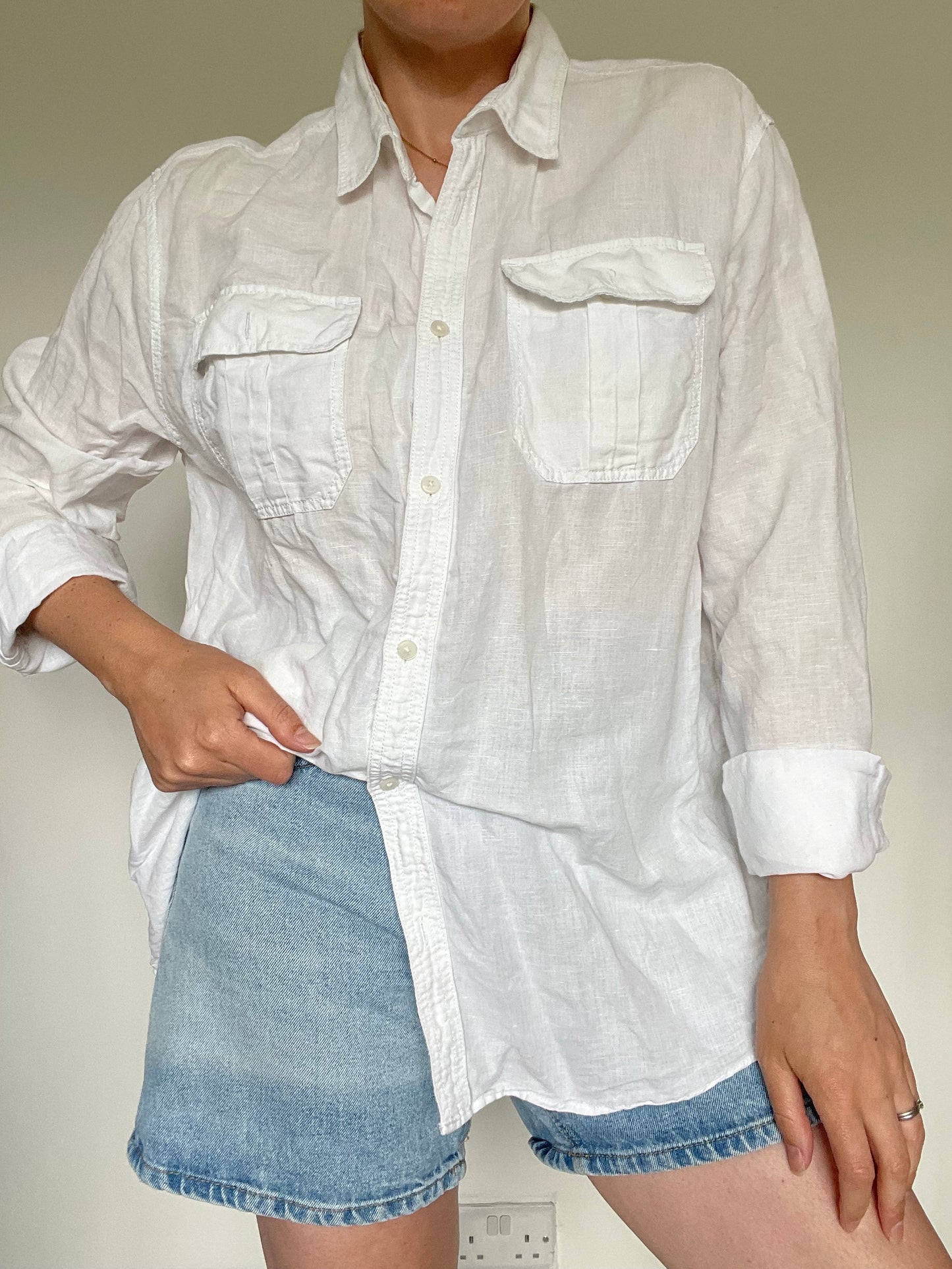 M&S Linen Shirt - Size XL