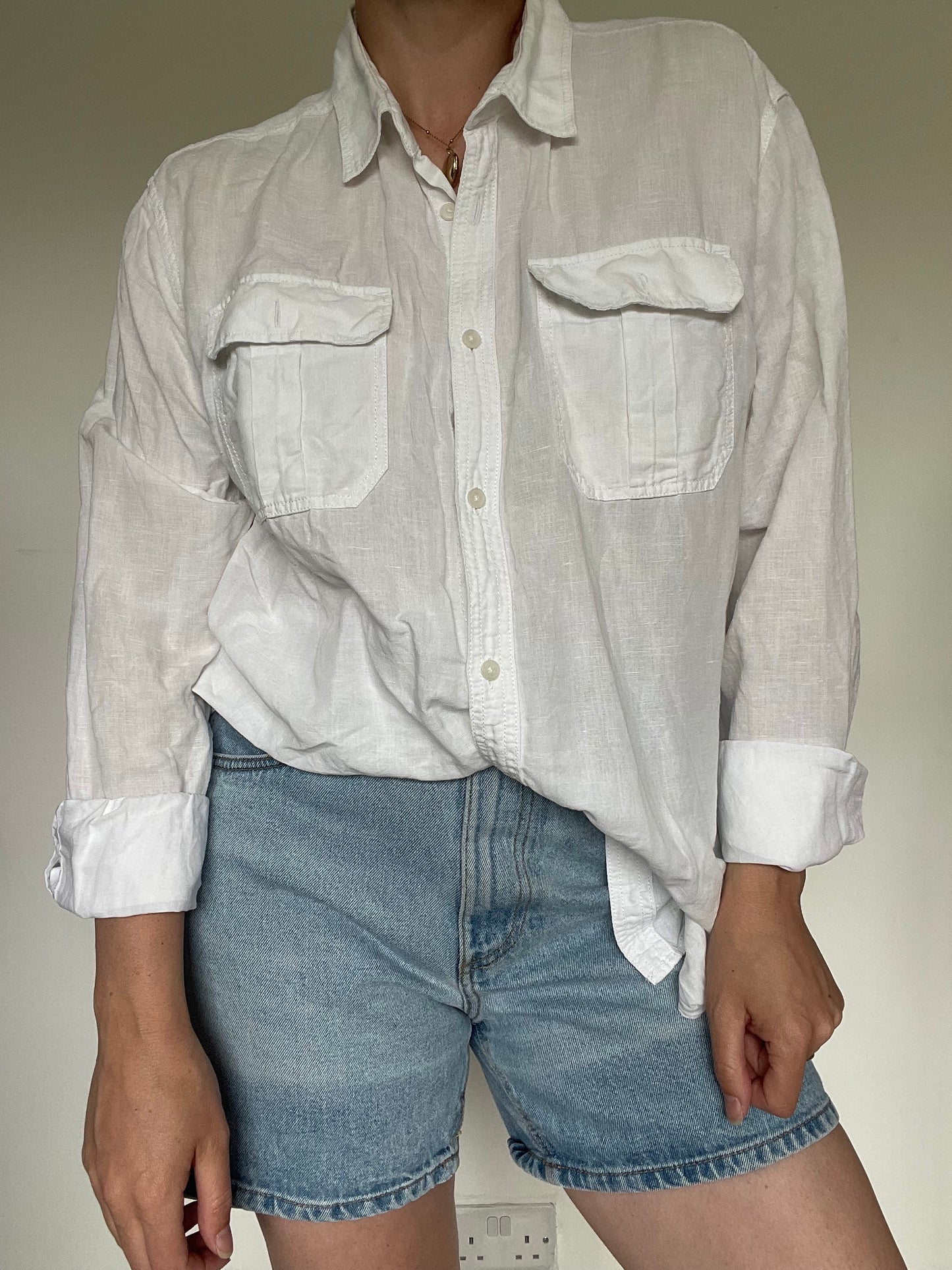 M&S Linen Shirt - Size XL