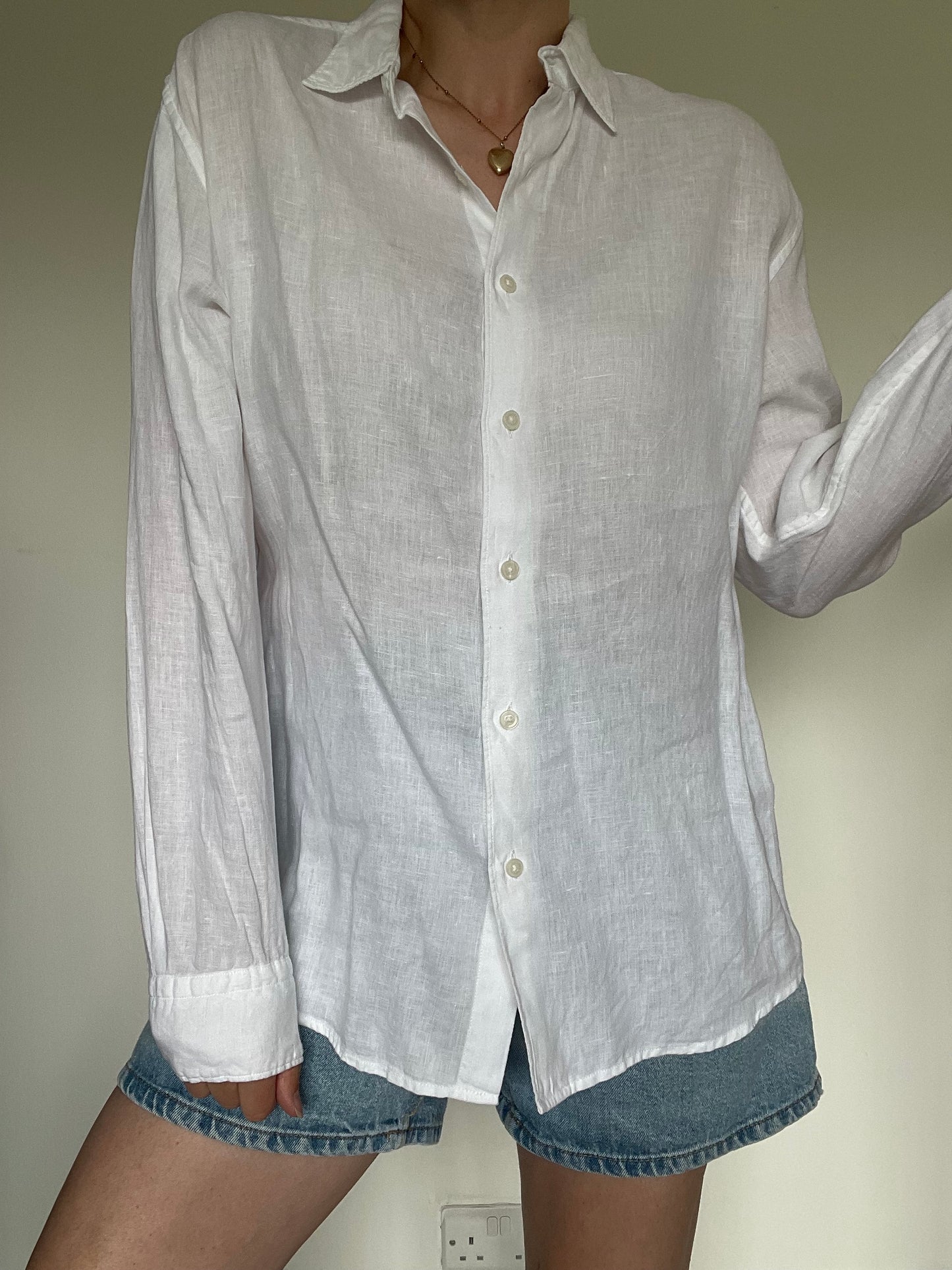 Uniqlo Linen Shirt - Size M