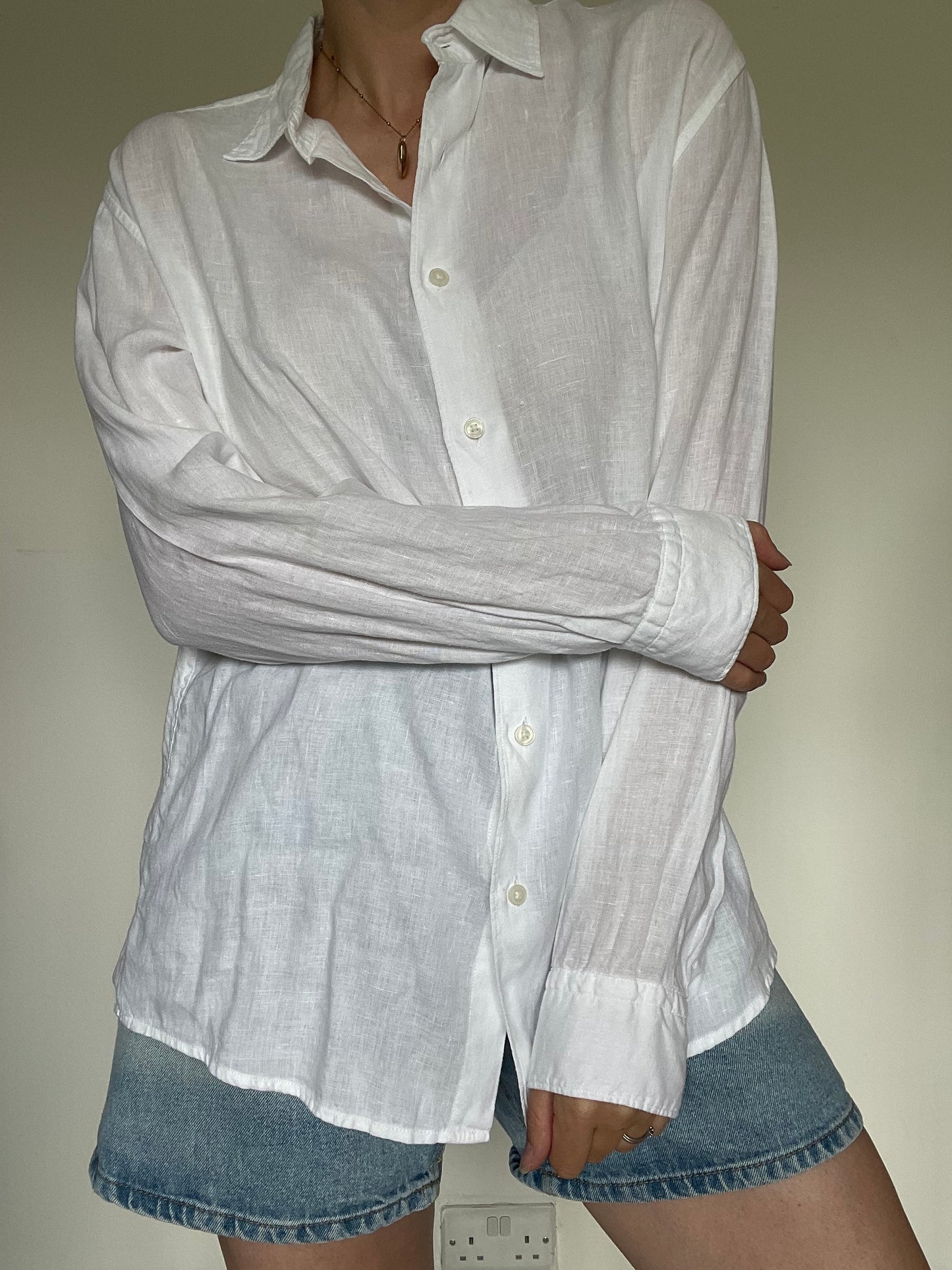 Uniqlo Linen Shirt - Size M