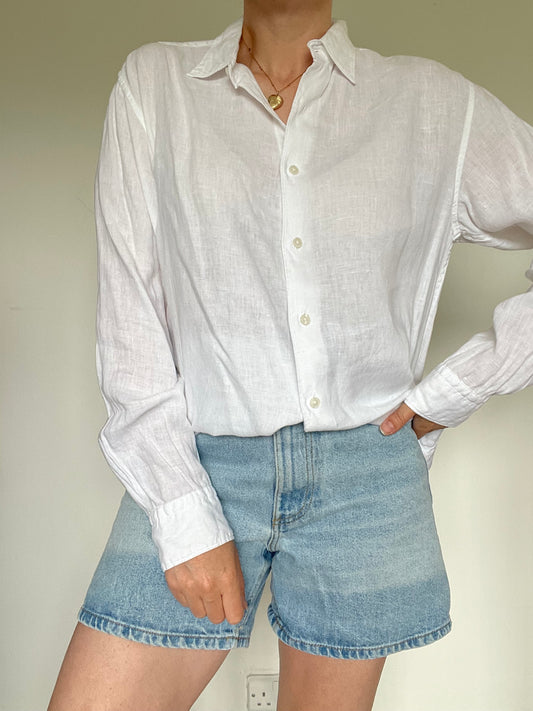 Uniqlo Linen Shirt - Size M