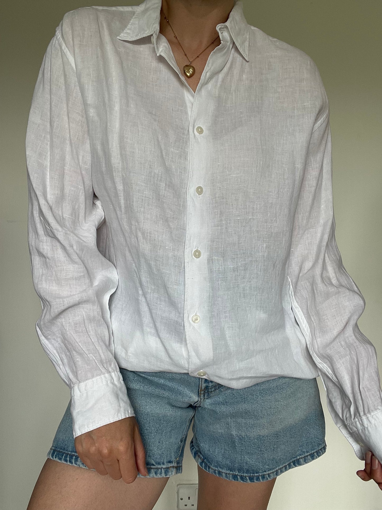 Uniqlo Linen Shirt - Size M