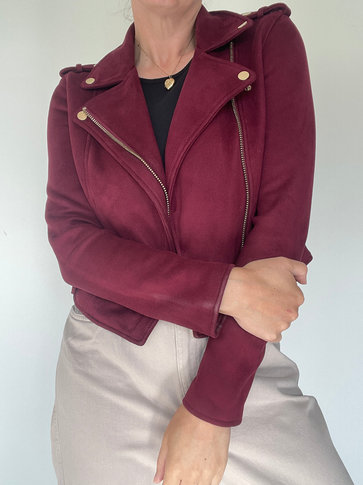 River Island Biker Jacket - Size 10