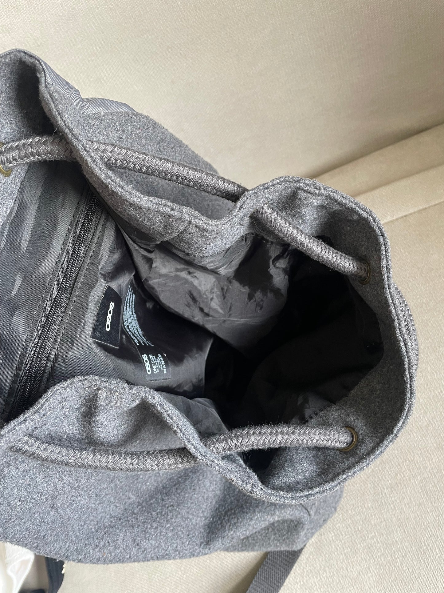 ASOS Wool Rucksack
