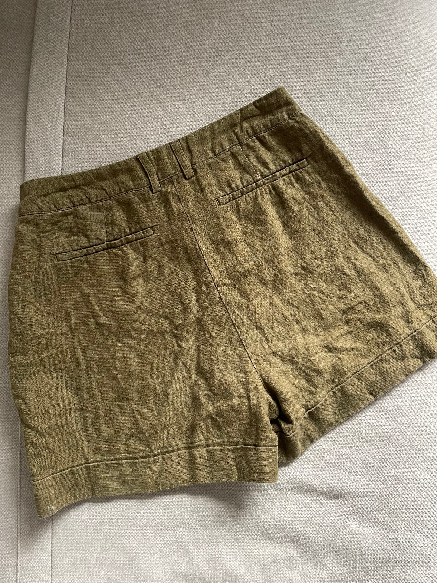 Whistles Linen Shorts - Size 8