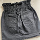 Black Denim Skirt - Size S