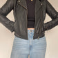 Selected Femme Leather Jacket RRP £190