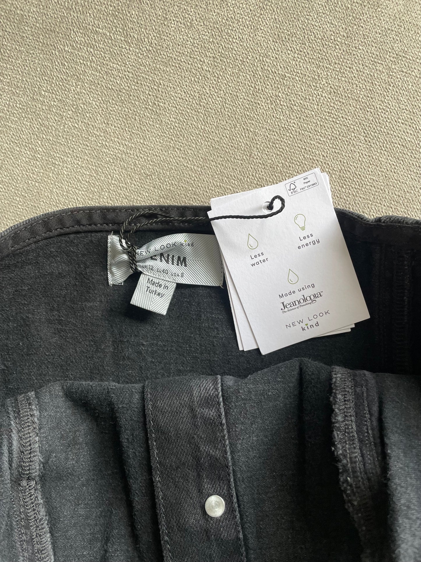 New Look Denim Top NEW - Size 12