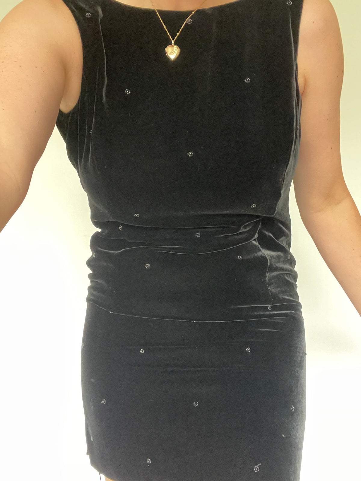 Laura Ashley Velvet Dress - Size 8
