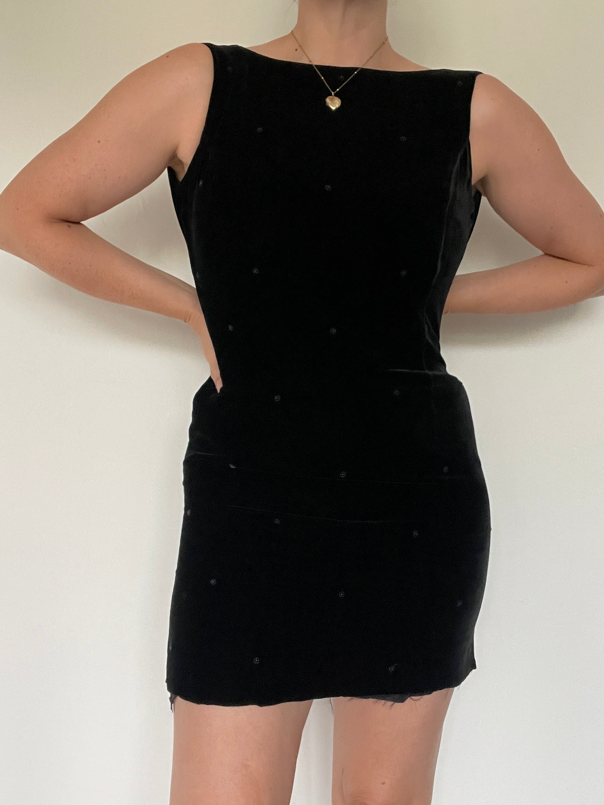 Laura Ashley Velvet Dress - Size 8