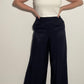 Jigsaw Satin Trousers - Size 8